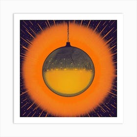 Christmas Ball Art Print