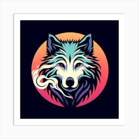 Wolf Logo Art Print