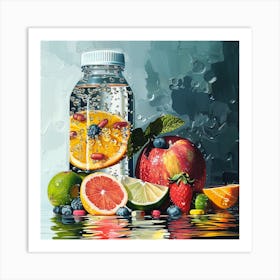 Fruit And Water Art Print