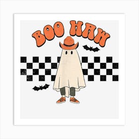 Boo Haw Tshirt Funny Halloween Ghost Spooky Season Art Print