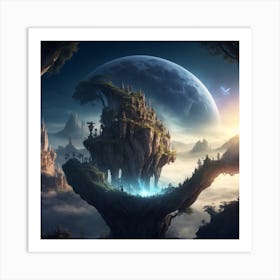 Fantasy Landscape 1 Art Print