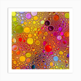 Colorful Bubbles Poster