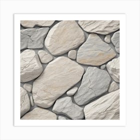 Stone Wall 31 Art Print