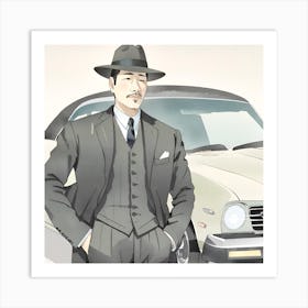 Man In A Suit Art Print