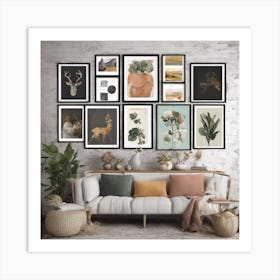  Home Decor Eclectic Gallery Set, Digital  Art Print