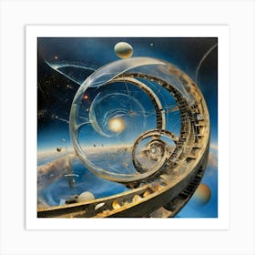 'Spiral Spiral' Art Print