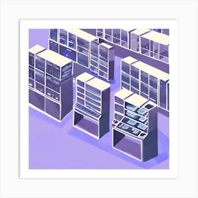 Computer Room Art Print