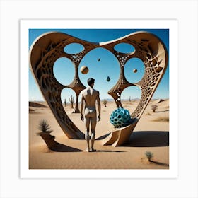 Sand Sculpture 66 Art Print