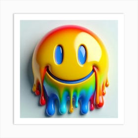 Smiley Face 1 Art Print