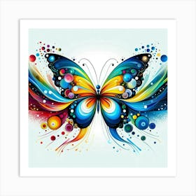 Colorful Butterfly 3 Art Print