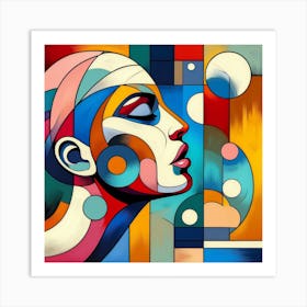 Abstract Of A Woman 9 Art Print