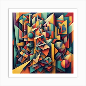 Abstract Painting 1 Art Print