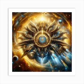 Spaceship 5 Art Print