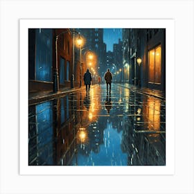 Night In The City Art Print