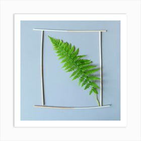 Fern In Frame Botanical Photography Art Print