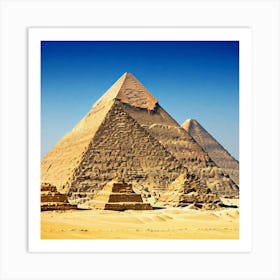 Pyramids Of Giza Art Print