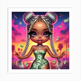 Money Girl 22 Art Print