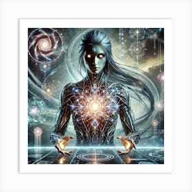 Vyris The Weaver Scifi Art Print