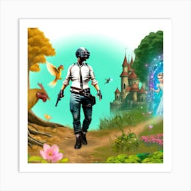 Fairytale pubg Art Print