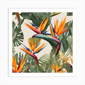 Bird Of Paradise 1 Art Print