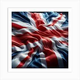 British Flag 8 Art Print