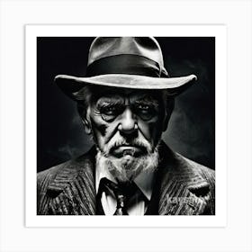 Old Man In The Hat Art Print