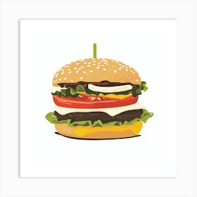 Burger 1 Art Print