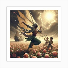 Dream Of Roses Art Print