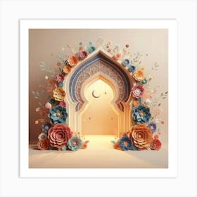 Ramadan Kareem Mubarak Lanterns Art Print