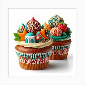 Islamic Cupcakes Art Print