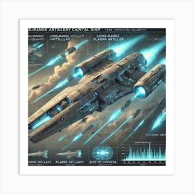 Ionosphere Ion Vanguard Key Features Converted Art Print