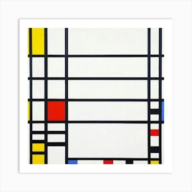 Piet Mondrian S Trafalgar Square (1939–1943) Art Print