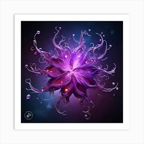 Purple Flower Art Print