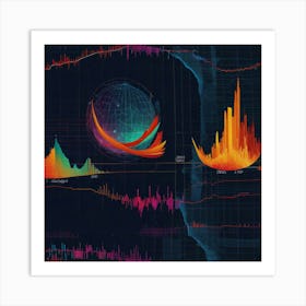 Graphs And Data Art Print