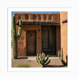 Adobe House1 Art Print