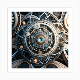 Clockwork Gears Art Print