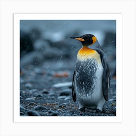 King Penguin 10 Art Print