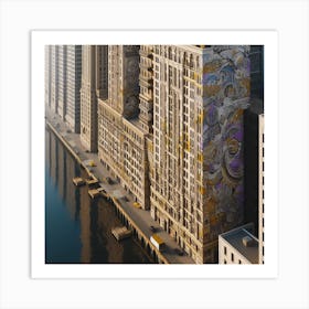 Chicago Skyline 2 Art Print