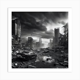 Apocalypse City 1 Art Print