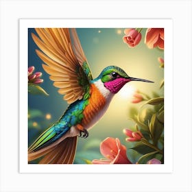 Hummingbird Art Print