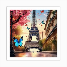 Paris Eiffel Tower 68 Art Print