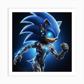 Sonic The Hedgehog 80 Art Print