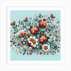 Ladybugs 1 Art Print