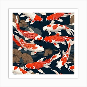 Koi Fish 12 Art Print