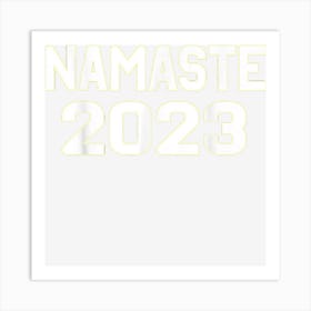 Hello Namaste 2023 Hindi Wishes Art Print