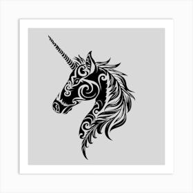 Unicorn Head 1 Art Print