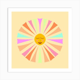 Sunshine Pastel Art Print