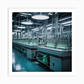 Factory Production Line 1 Art Print