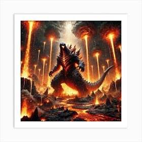 Pyroclastic Colossus 5 Art Print