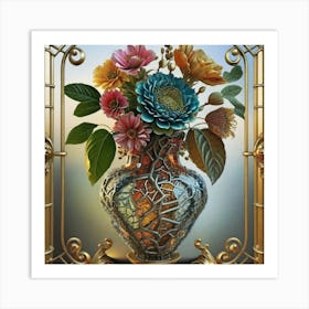 Vase Unique And Rare Decorative Antique 13 Art Print